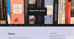 Desktop Screenshot of jonathanbate.com