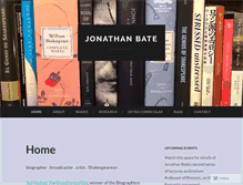 Tablet Screenshot of jonathanbate.com